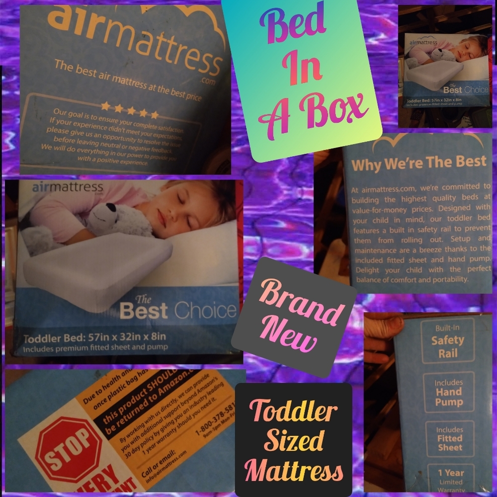 Brand New. Toddler Bed In A Box.